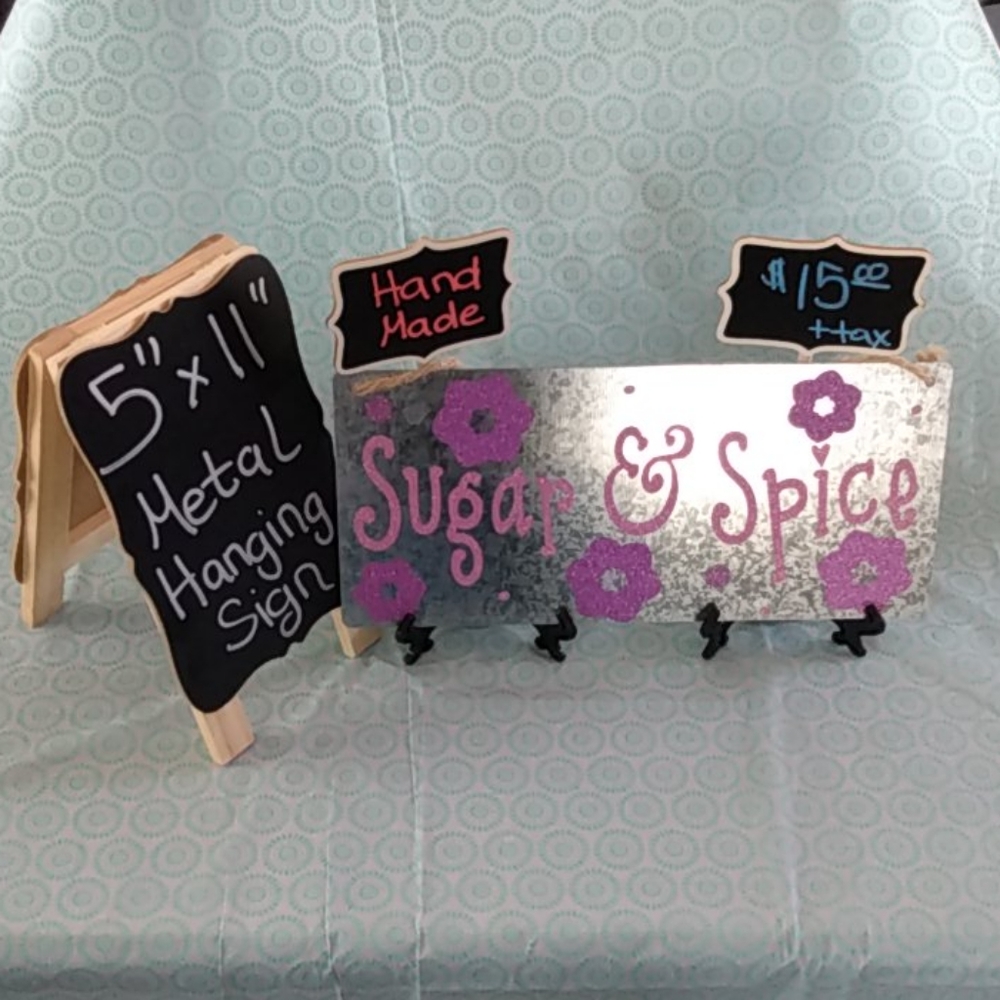 5"x11" Hand made sign